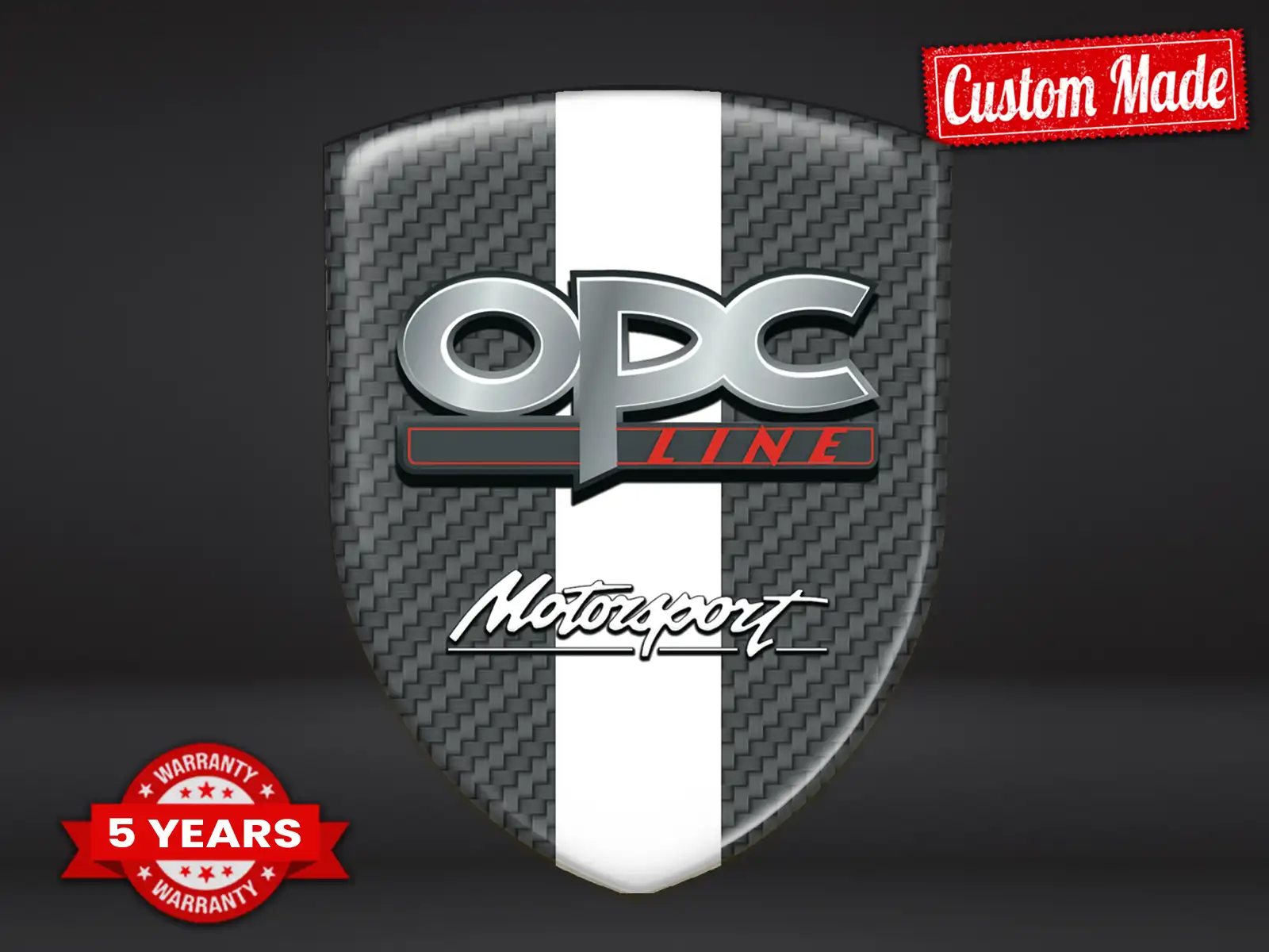 OPC Pegatinas Logo Impresas Edición Personalizable Minimalista